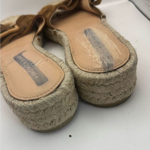 Veronica Beard Women’s Size 10 Apa Buckle Suede Demi Wedge Sandal Slide Brown - Picture 7 of 10